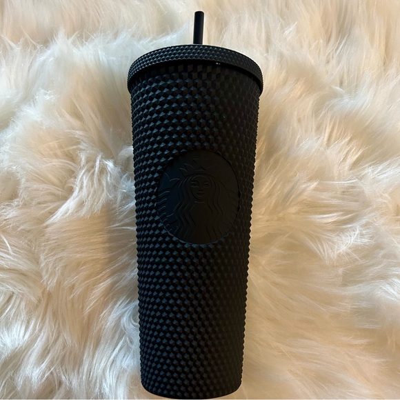 Starbucks Europe Amsterdam Matte Black Studded Tumbler Cold Cup 24oz Overseas - Picture 12 of 12